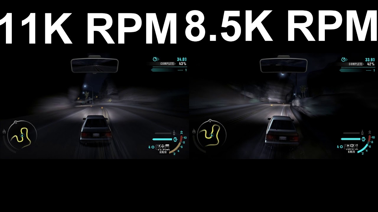11k rpm vs 8.5k rpm COROLLA (test for 2 side by side vid) - YouTube