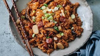 Instant Pot Sausage Rice (腊肠饭) Recipe