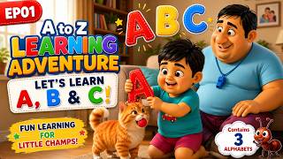 A to Z Learning Adventure | A, B & C for Kids | Episode 1 | Kids on Loop