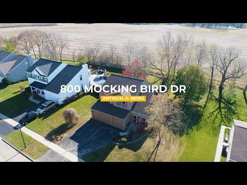 800 Mocking Bird Dr, Antioch, IL home video tour