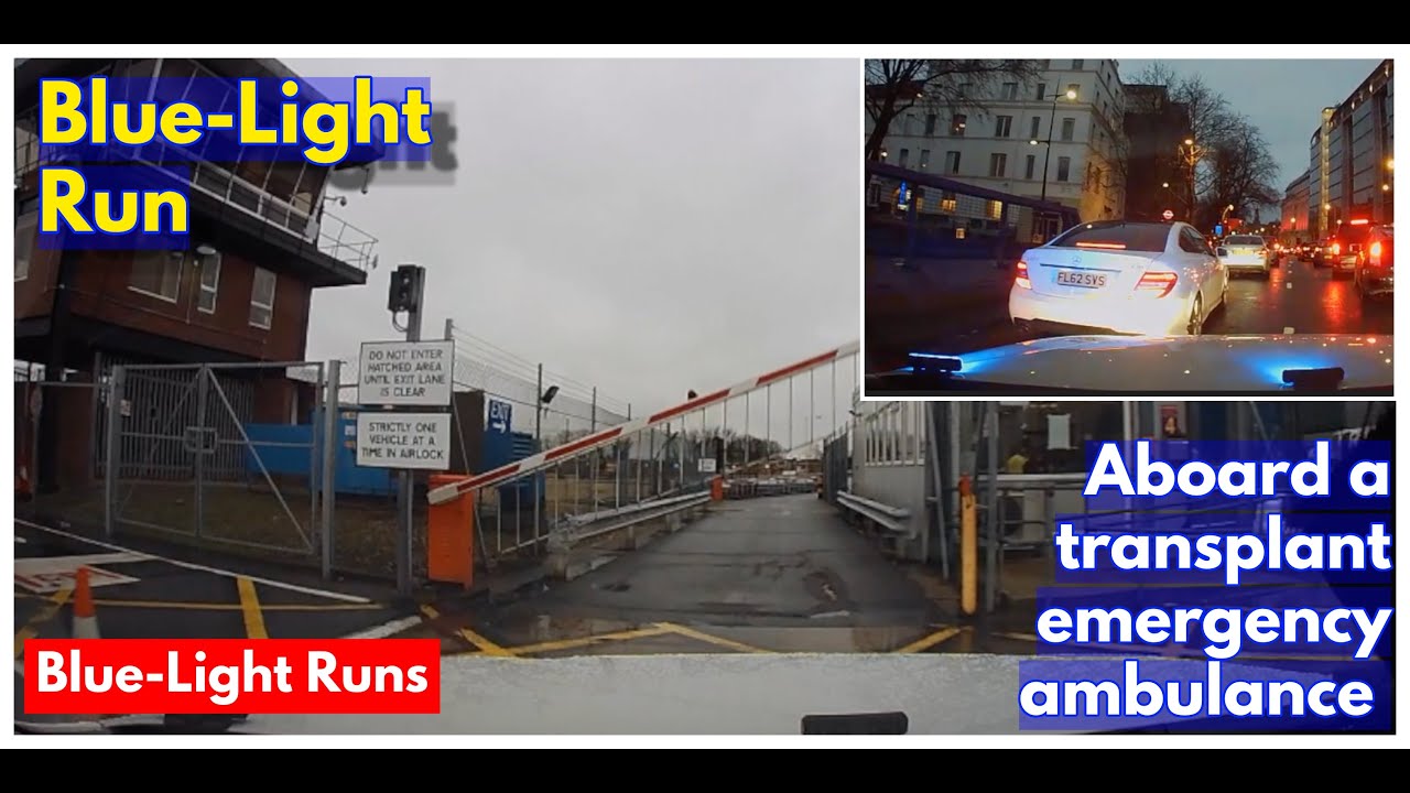 Водитель трансплантолога NHS | Пробег на синий свет от аэропорта до больницы