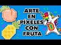 ARTE EN PÍXELES CON FRUTA. EXPECTATIVA/REALIDAD