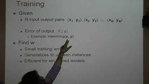 Max-margin training and inference on structured models for information extrac...
