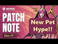 IMR Infinite Magicraid - Patch Note HYPE!! New pet!?!?