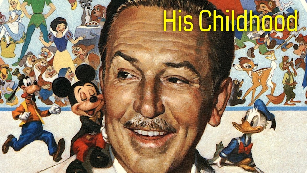 walt disney kid biography