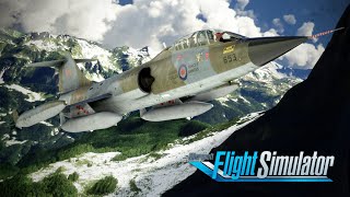 The Widowmaker - EPIC Run in the Swiss Alps | TF-104 Starfighter | Full Flight | MSFS