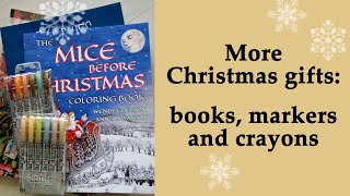 More Christmas gifts: #coloring books, markers and crayons #adultcoloring screenshot 5