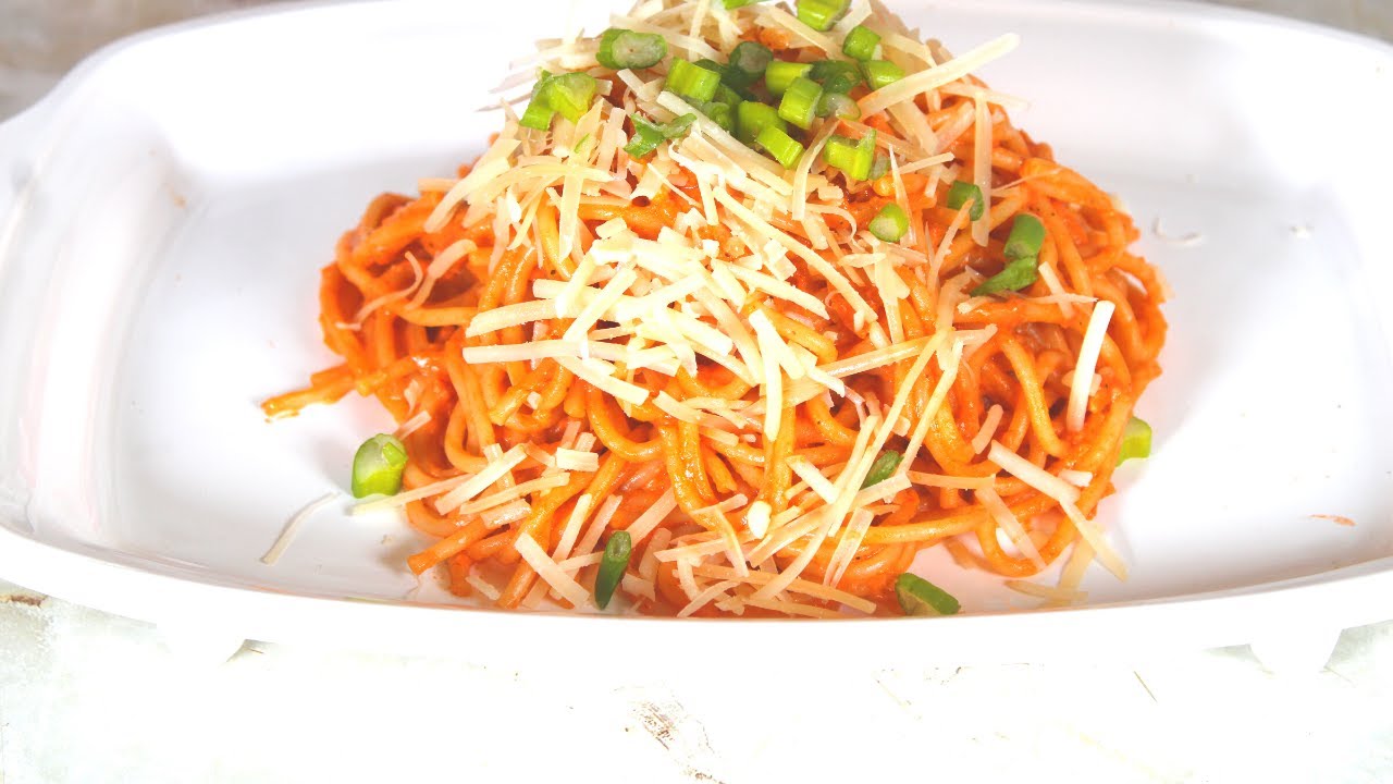 HOW TO MAKE MEATLESS SPAGHETTI AND SAUCE YouTube