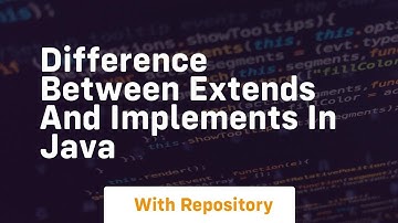 difference between extends and implements in java