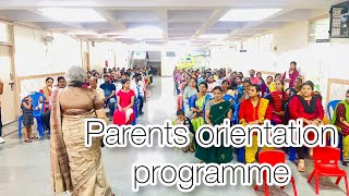Orientation programme  // matha national public school