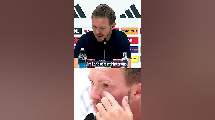 Nach EM-Aus: Julian Nagelsmann kämpft mit den Tränen