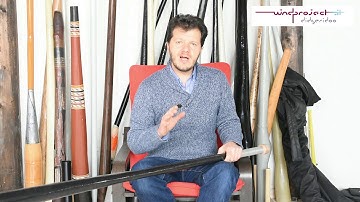 Windproject Slide Didgeridoo from E to C - with the best sound quality of a one piece didgeridoo