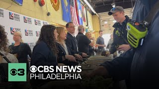 Gov. Shapiro gives back to Pennsylvania first responders with lunch