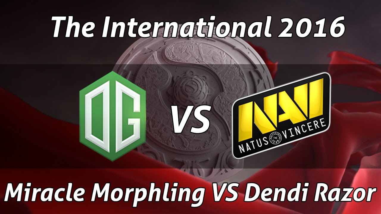 OG vs NaVi | Miracle Morphling vs Dendi Razor on The International 2016 Dota 2