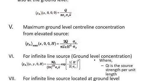 FS366 EEM Module V -Gaussian Plume Model  -Examples
