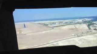 Боинг 747 400. Посадка в Шарм-эль-Шейхе / Boeing 747 400 Transaero. Landing in Sharm-el-Sheih