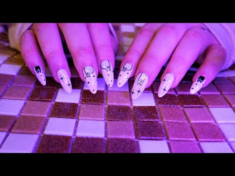 ASMR Fast Tile Tapping & Scratching (No Talking)