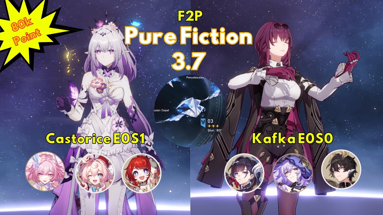 [F2P] Castorice EOS1 x Kafka E0S0 | PF 3.7 | Honkai: Star Rail