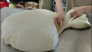 生乳界天花板,牛頌生乳可頌製作/Making Classic Cream Filled Croissant Dough-台灣街頭美食