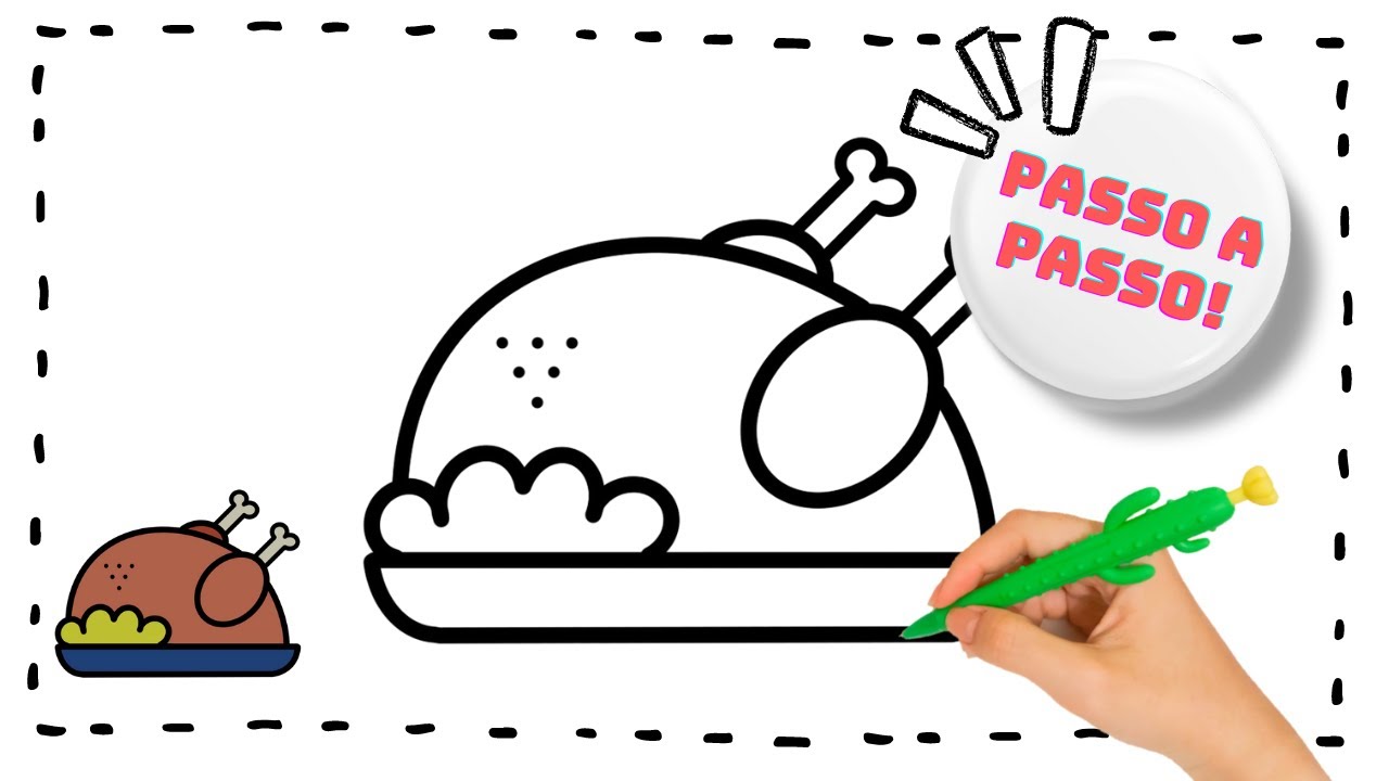Como Desenhar Um Peru Cozido Para Criancas único Desenho De Uma Linha