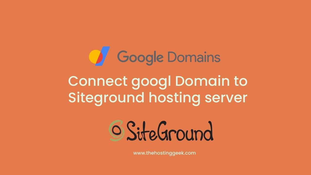 How To Connect Google Domain To Sitegorund 2022 YouTube