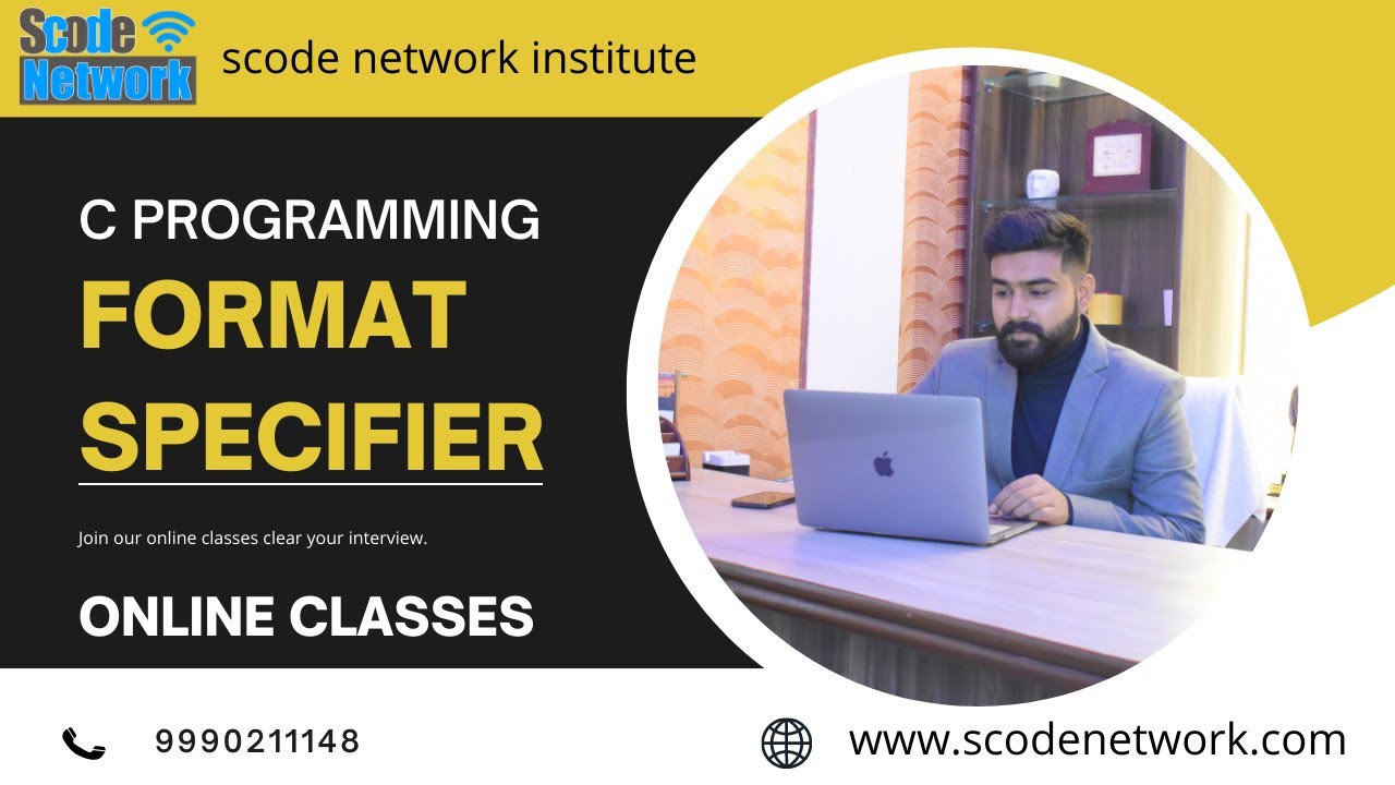 format specifiers in C | C tutorial in hindi - YouTube