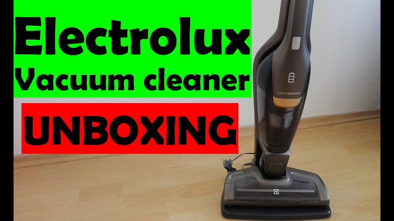 Electrolux Vacuum cleaner AR180L21BC ERGORAPIDO UNBOXING Video