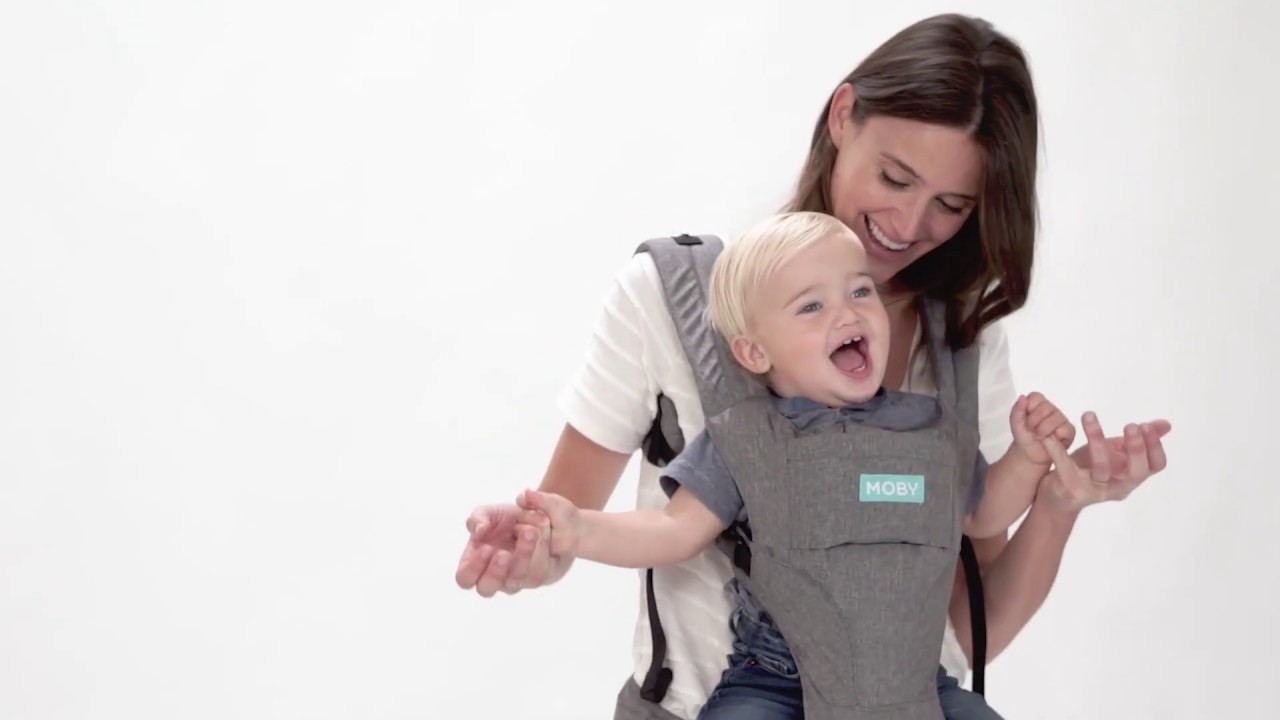 Moby 2-in-1 Baby Carrier + Hip Seat - Gray : Target