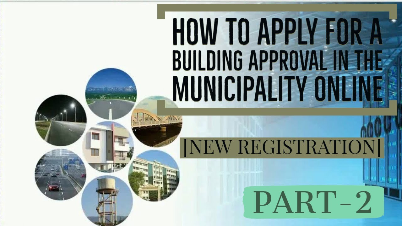 How To Apply For A Building Approval In The Municipality Online Part 2