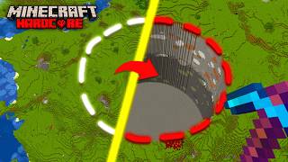 Jai Miné 798,482 Blocks À La Main Pour Construire Ca... Sur Minecraft Hardcore