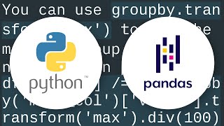 Pandas: normalize values by group