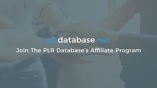 PLR Database Affiliates Program