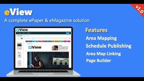 Online News ePaper CMS with Mapping
