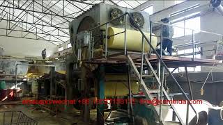 Burning paper machine 4