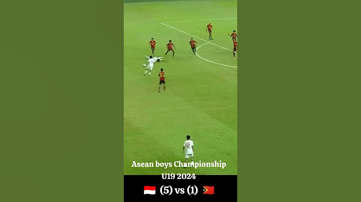 Indonesia (5) vs (1) Timor Leste Asean boys championship u19 2024 #timnasindonesia #garudamuda