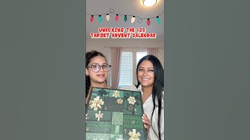 What’s Inside Target’s $20 Skincare Advent Calendar?! #unboxing #skincare #shorts #trending