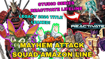 MORE LEAKS Transformers MAYHEM ATTACK SQUAD SUBLINE, Legacy 2024 Called UNITED, REACTIVATE + MORE!