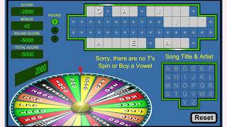 How to play Wheel Of Fortune  game | Free online games | MantiGames.com