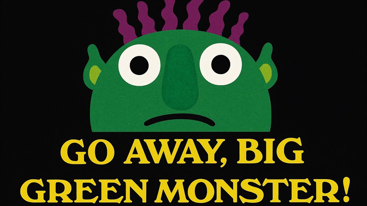 IDENTIFYING COLORS AND BODY PARTS - Halloween Read Aloud - GO AWAY, BIG GREEN MONSTER!