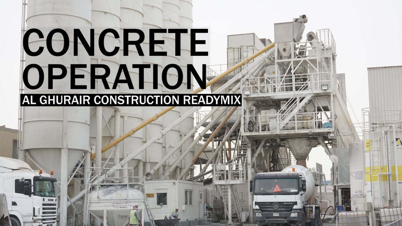 Concrete operation at Al Ghurair Construction Readymix YouTube
