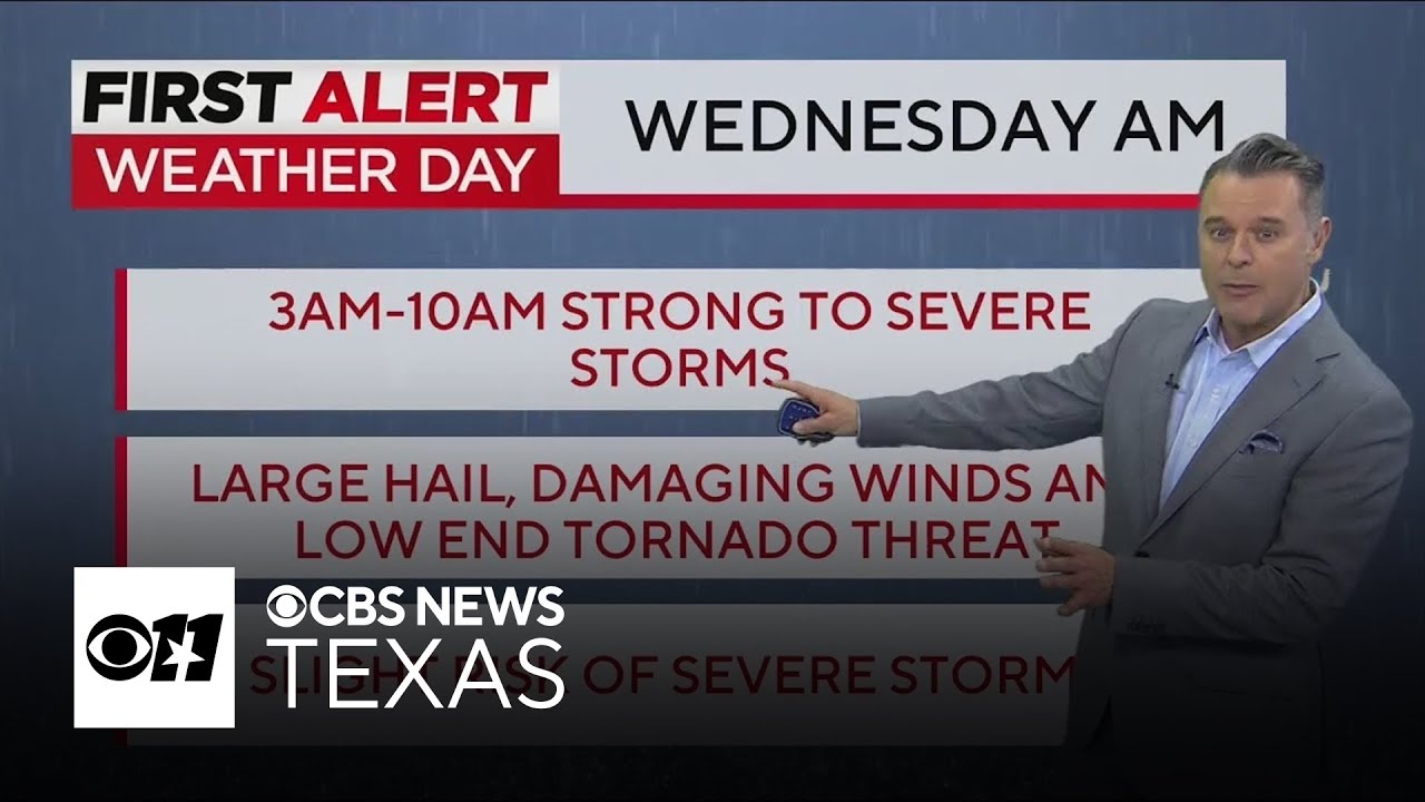 First Alert Weather Day issued as strong to severe storms move toward ...