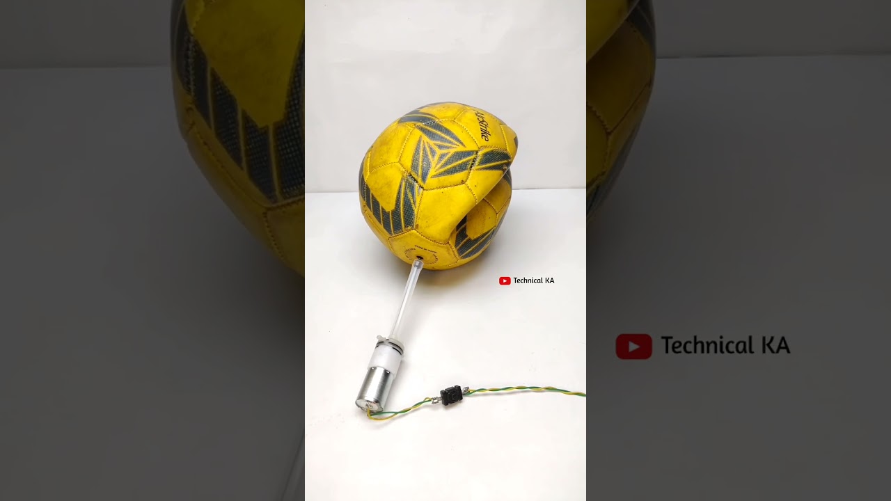 DIY Mini Air Pump to Inflate Volleyball | Simple Science Experiment