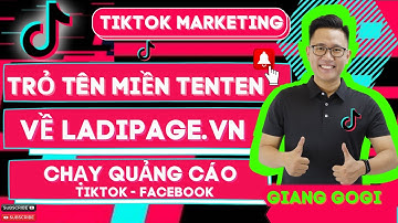 Trỏ Tên Miền TenTen về Ladipage.Vn để Chạy Quảng Cáo TikTok Facebook | Giang GoGi