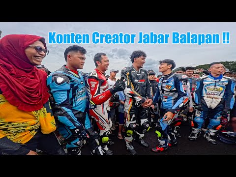 Rame Poll‼️Balapan Lari, BurnOut, Crash - Keseruan Trackday Bareng Creator Jabar | Dandi Malik