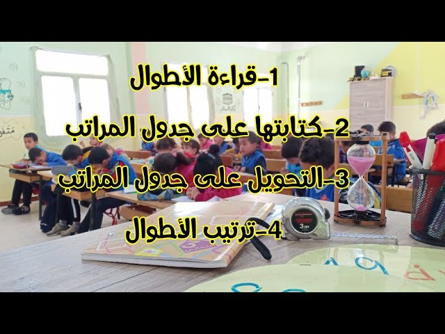 شرح شامل لدرس الأطوال