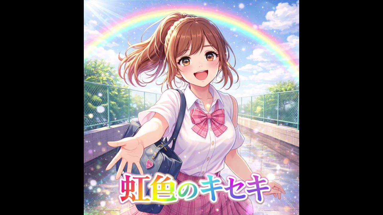 虹色のキセキ - 爽やかでポップなラブソング【Official Visualizer】