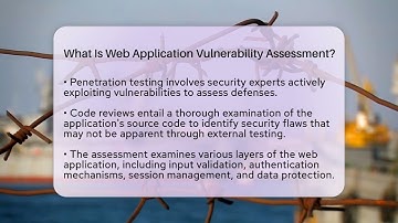 What Is Web Application Vulnerability Assessment? - SecurityFirstCorp.com