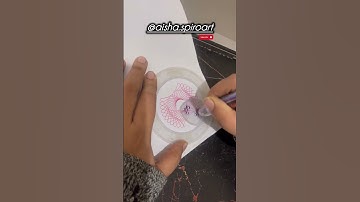 Spirograph red simple #spirograph #freestyle #ytshorts #viral #shorts #spirograph #satisfying