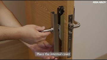 How to install a SMARTair® i-max escutcheon (Wireless Online management system)