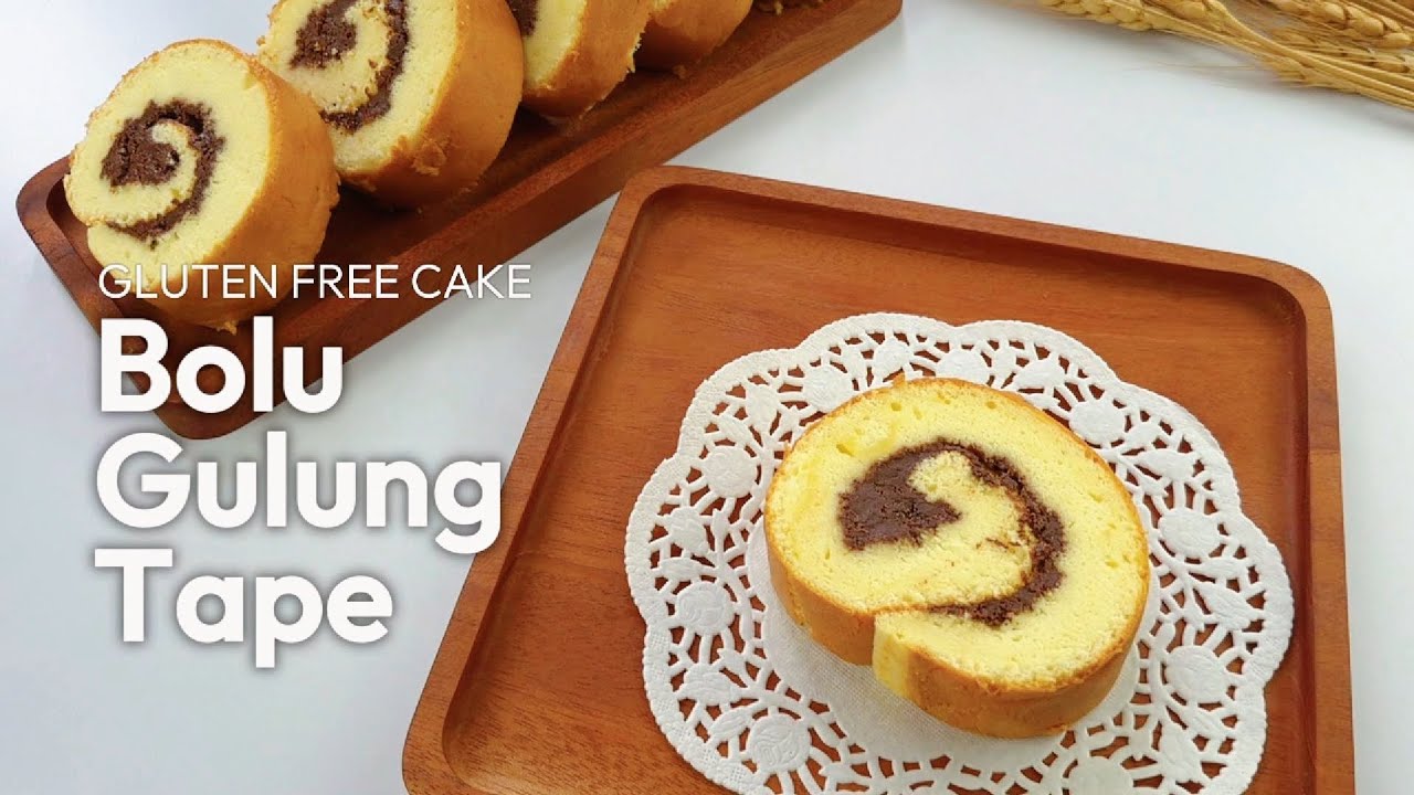 Bolu Gulung Tape Tanpa Tepung Terigu
